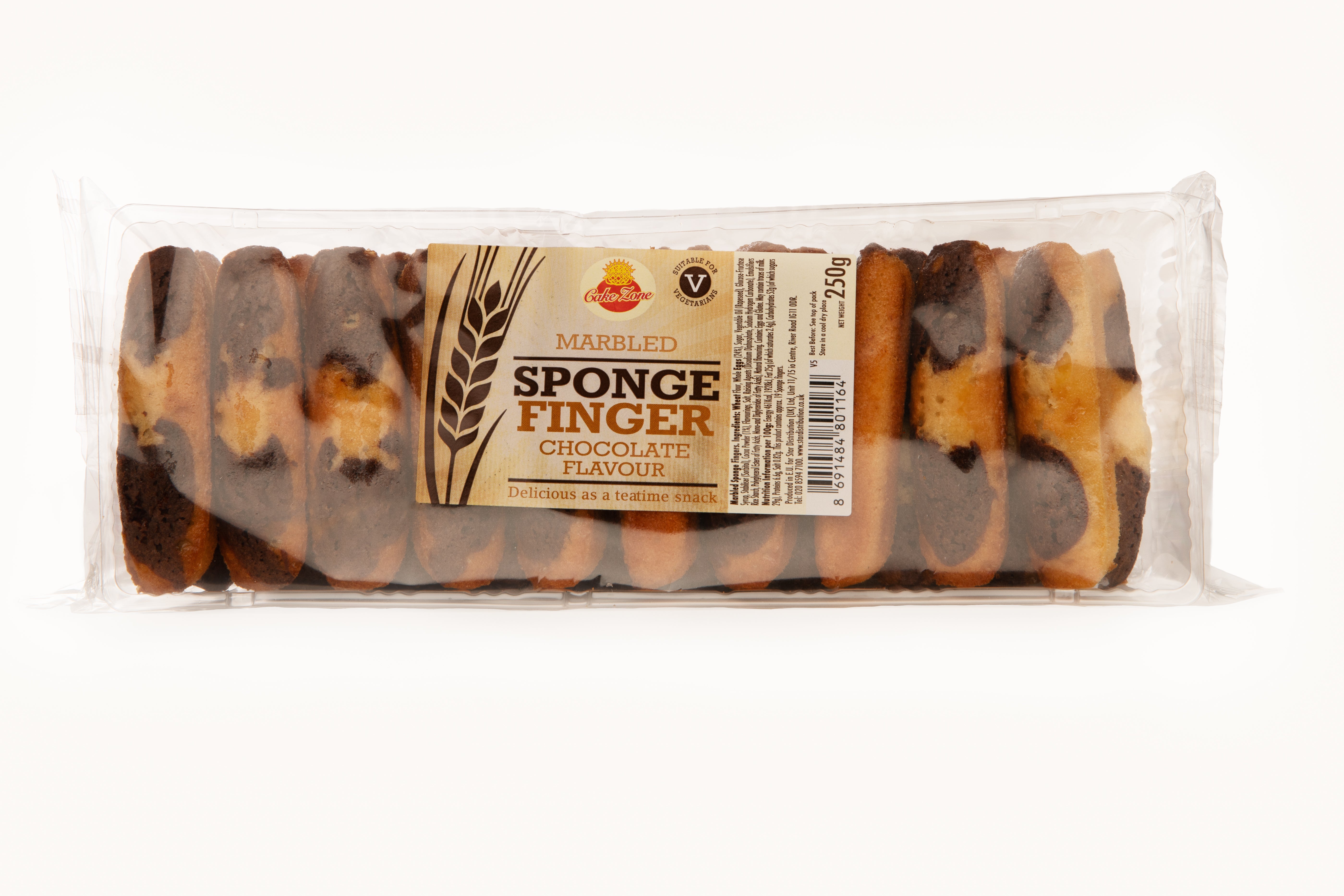 Sponge Fingers Marble 250g