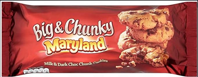 Maryland Big and Chunky Cookies