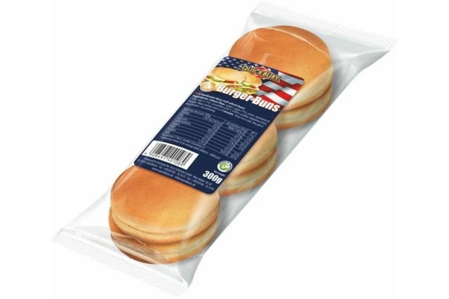 Quickbury Plain Burger Buns 300g