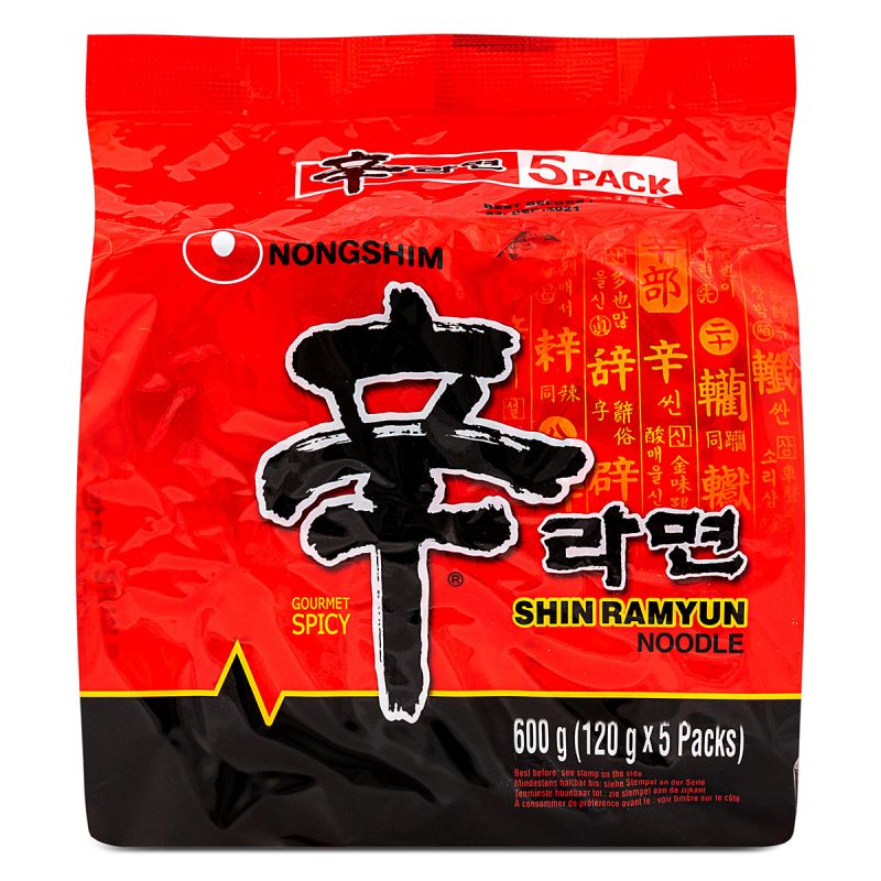 Nong Shim Shin Ramyun Noodles 5x120g