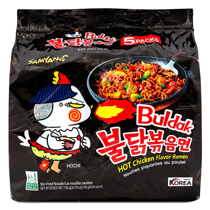 SamYang Buldak Hot Chicken Flavor Ramen 5x140g