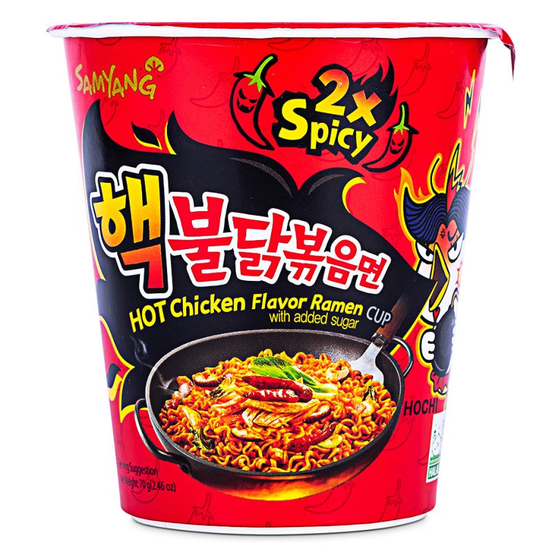 SamYang Hot Chicken Flavor Cup Ramen (2xSpicy) 70g