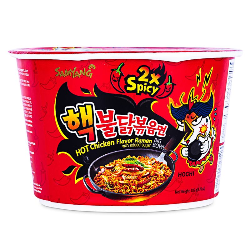 SamYang Buldak Hot Chicken Flavor Big Bowl Ramen (2xSpicy)105g