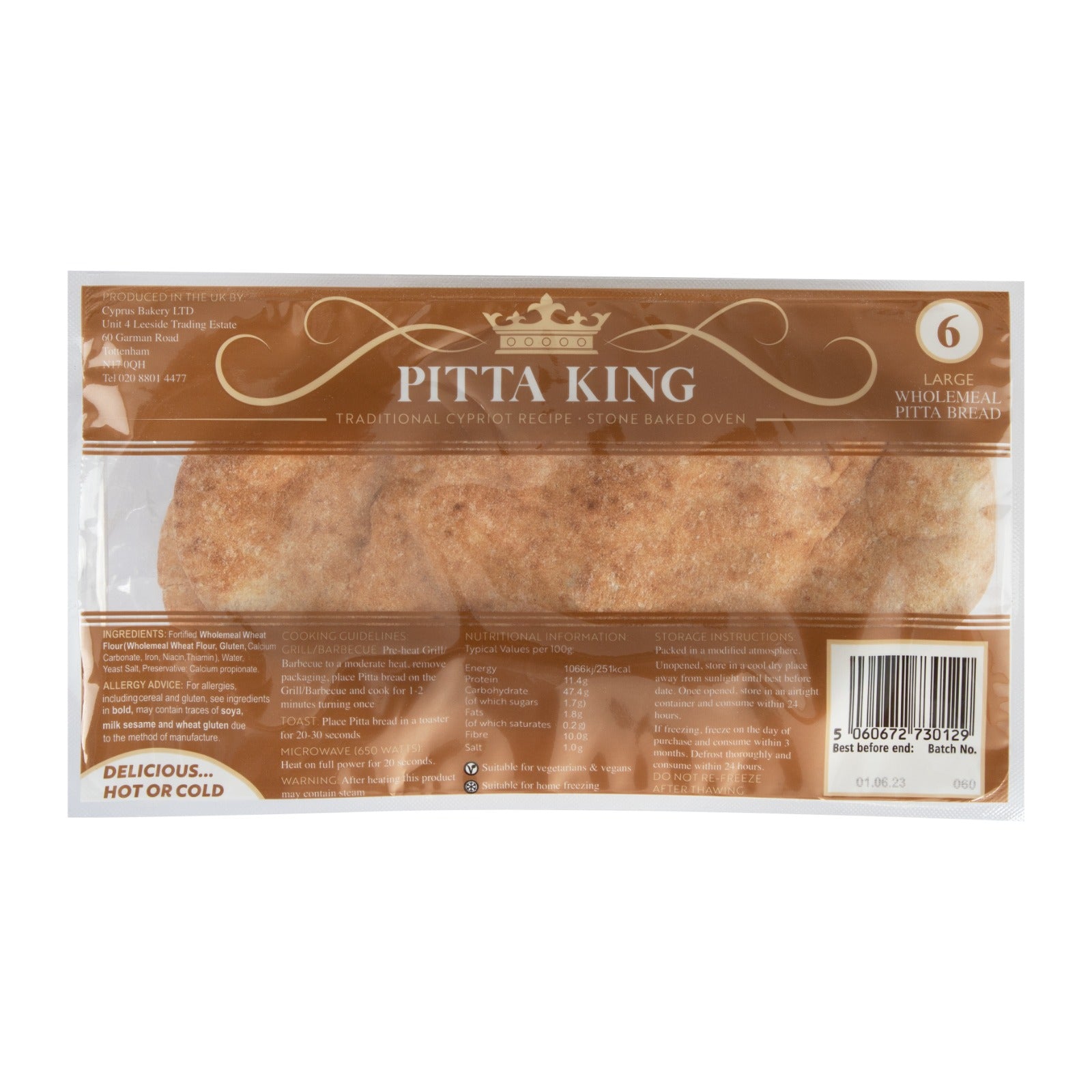 Pitta King - Wholemeal