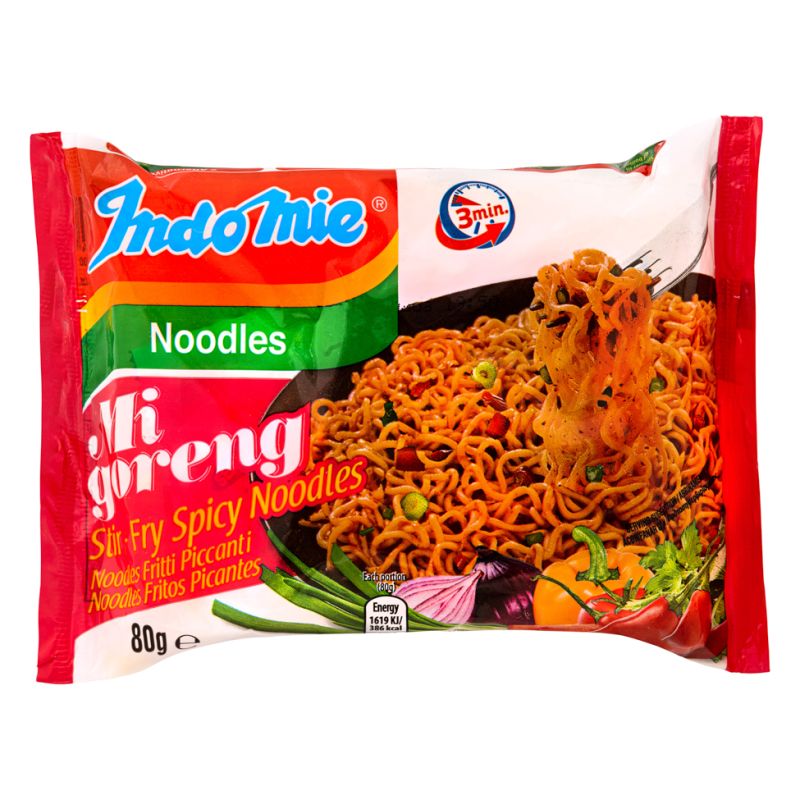 Indomie Mi Goreng Stir-Fry Spicy Noodles 80g