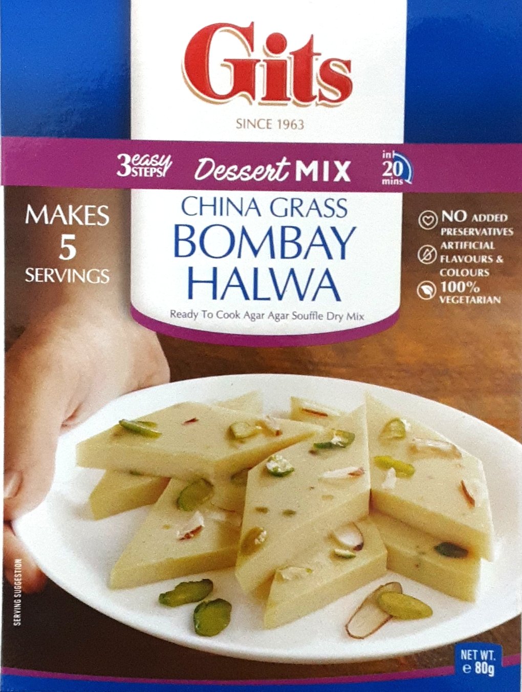 Gits China Grass Bombay Halwa 80g