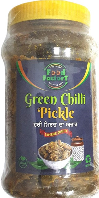 Food Factory Green Chilli Pickle 800g