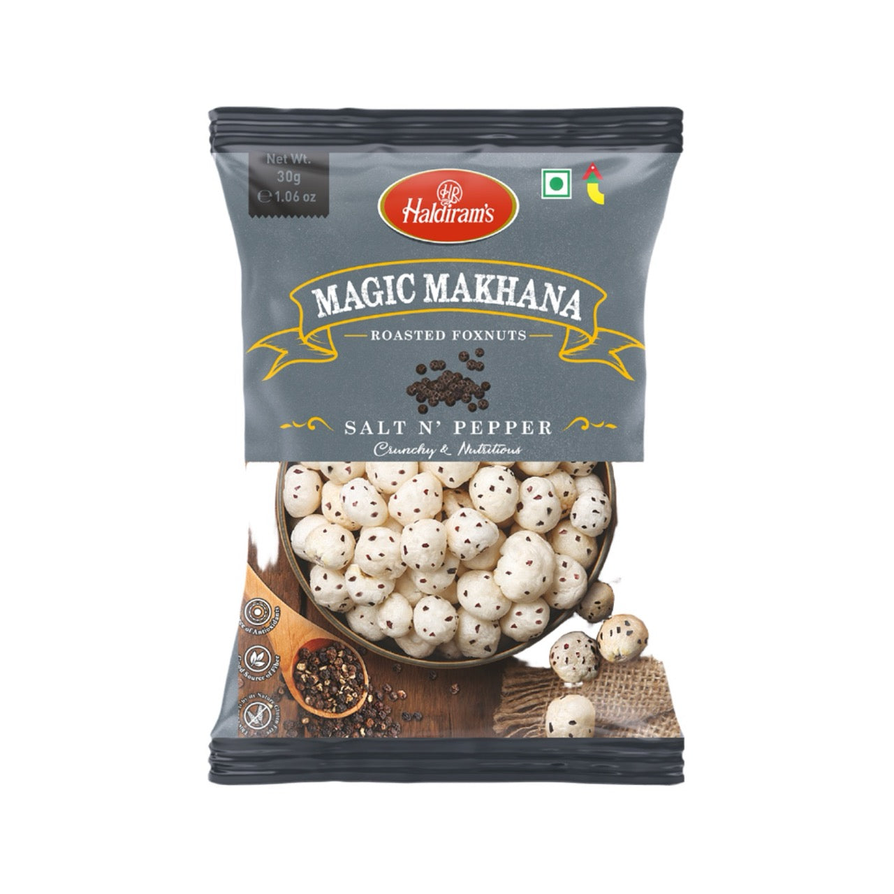 Haldiram Magic Makhana Salt & Pepper 30g