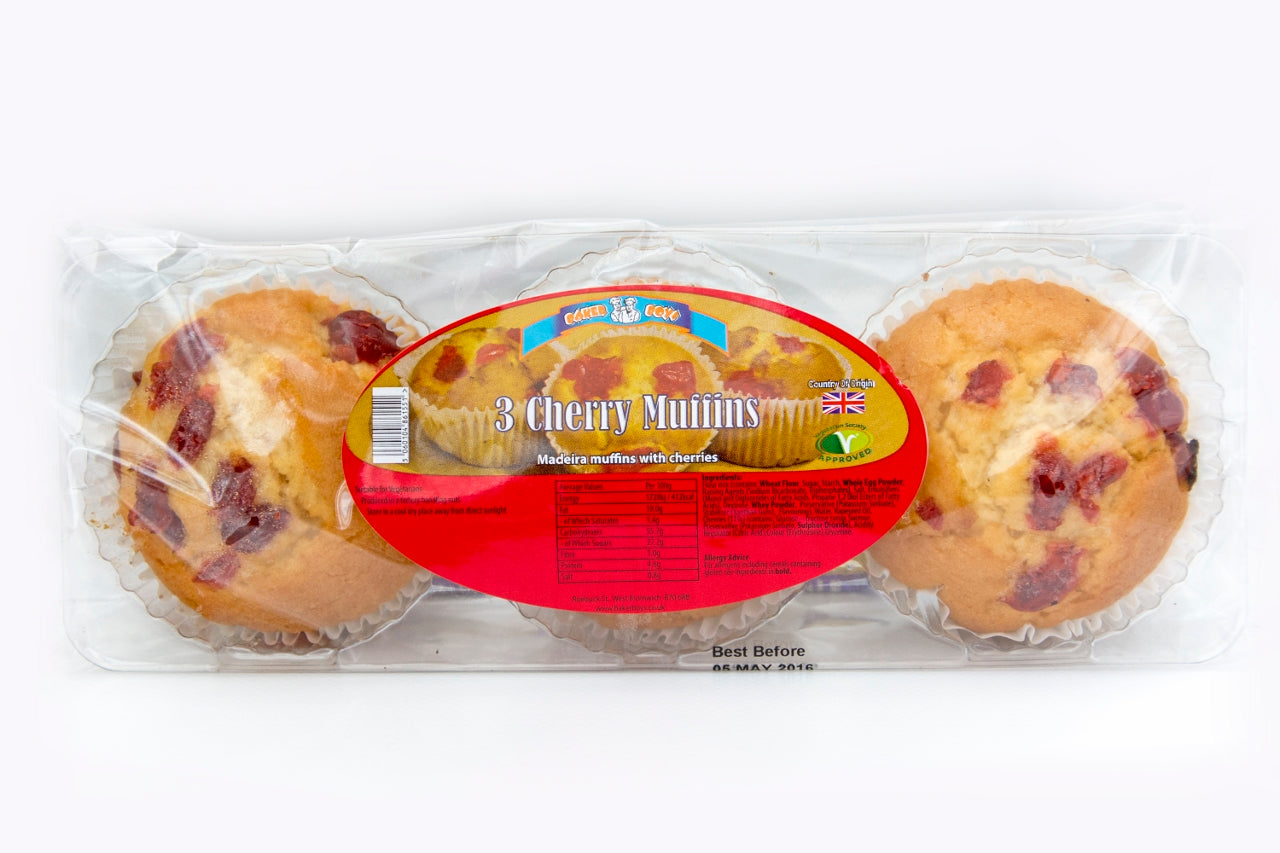 Cherry Muffin 3 Pack