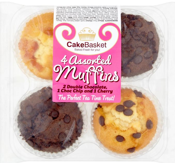 Assorted Muffins 4 Pack