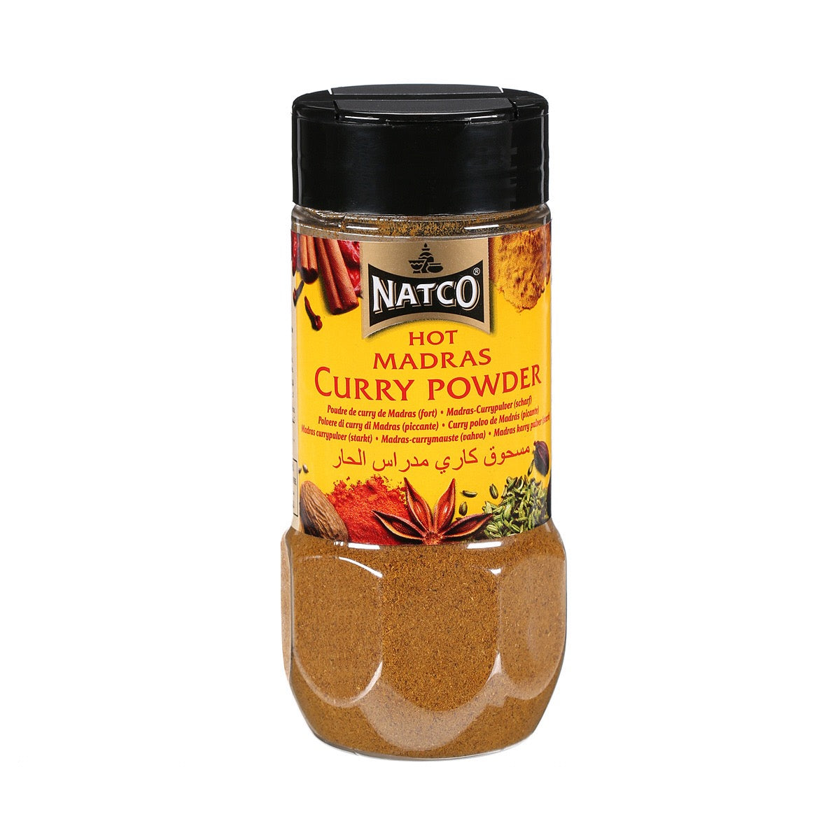 Natco Hot Madras Curry Powder Jar 100g