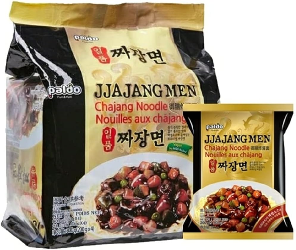 Paldo Jjajang men Chajang Noodles 4x200g