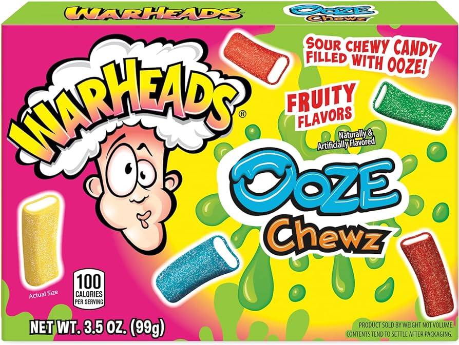 Warheads Ooze Chewz 99g