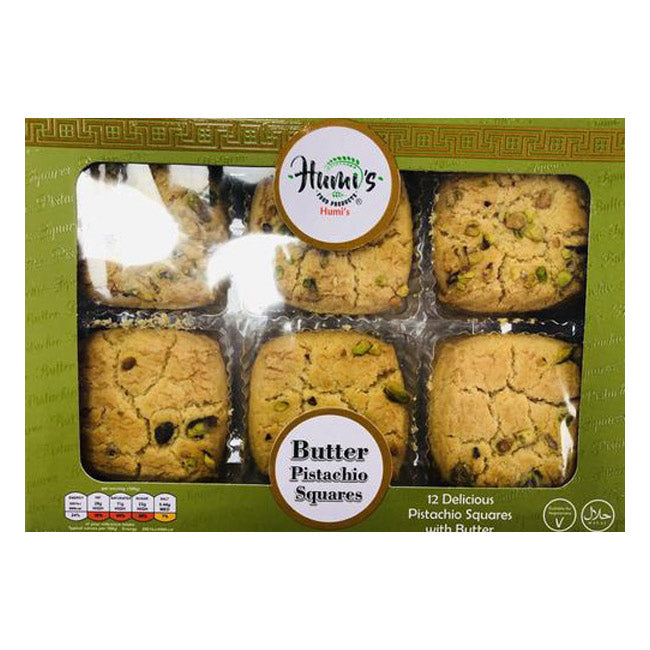 Humi's Butter Pistachio Squares 12pcs