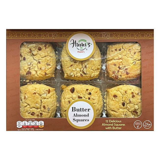 Humi's Butter Almond Squares 12pcs