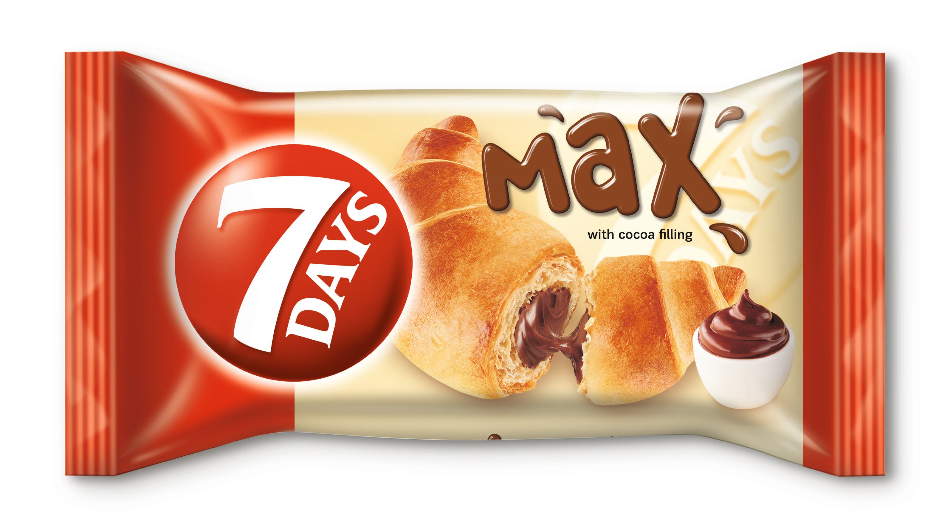 7 Days Single filled croissant Chocolate Double Max