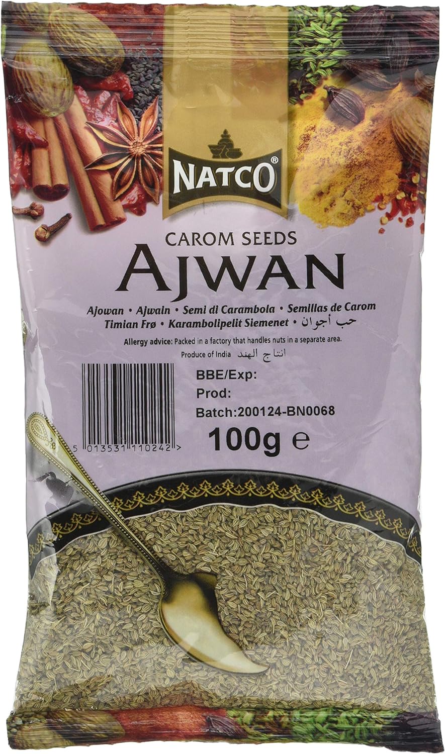 Natco Carom Seeds (Ajwain) 300g