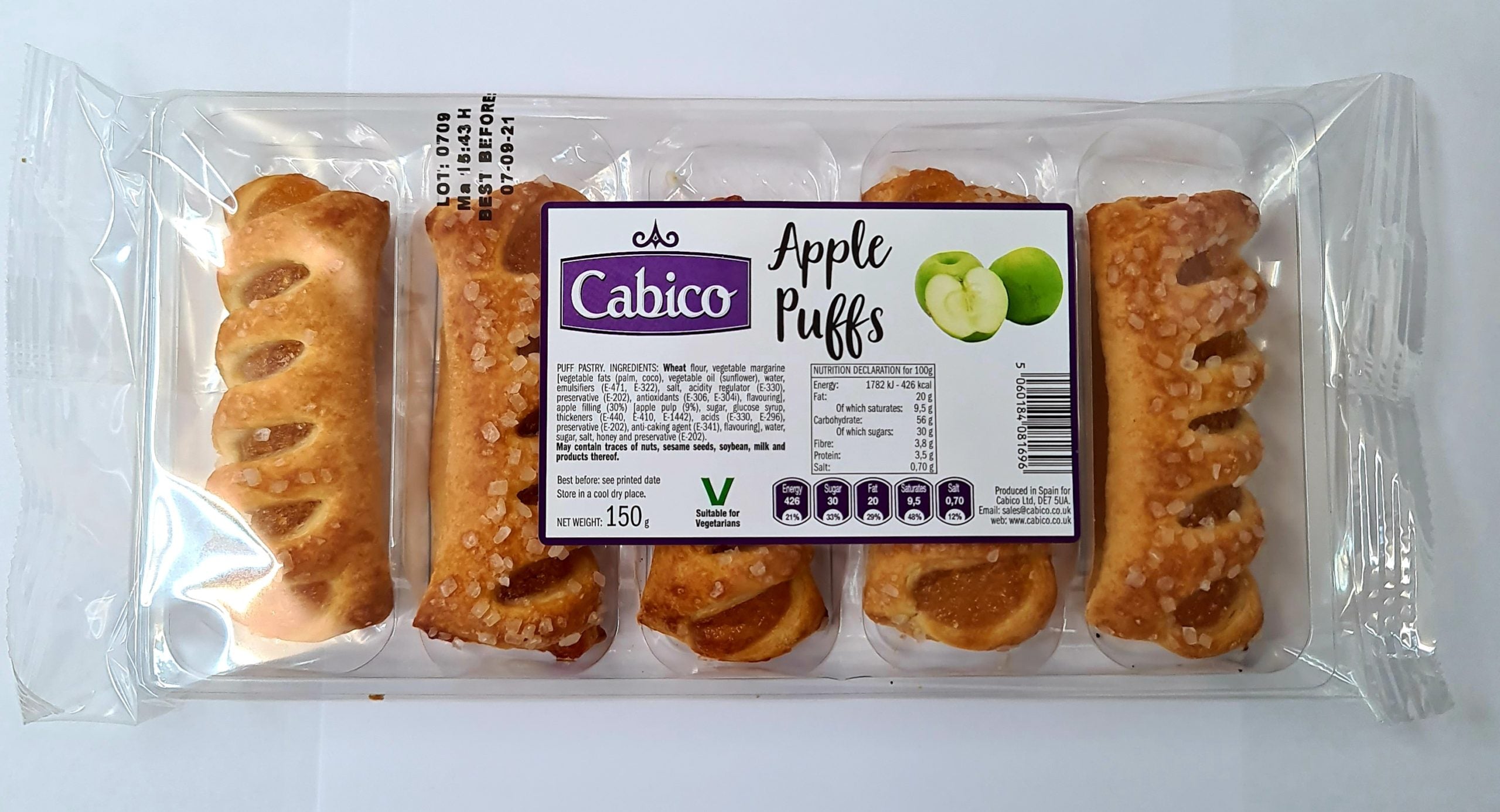 Cabico Apple Puffs 150g