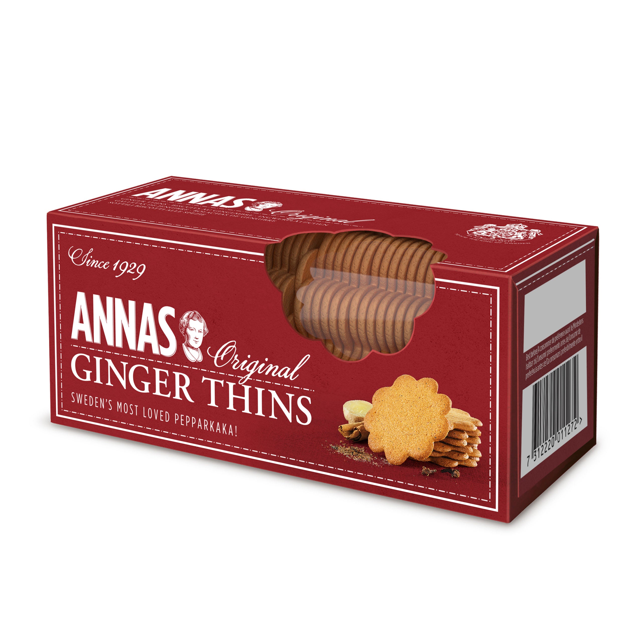 Annas Original Ginger Thins 150g