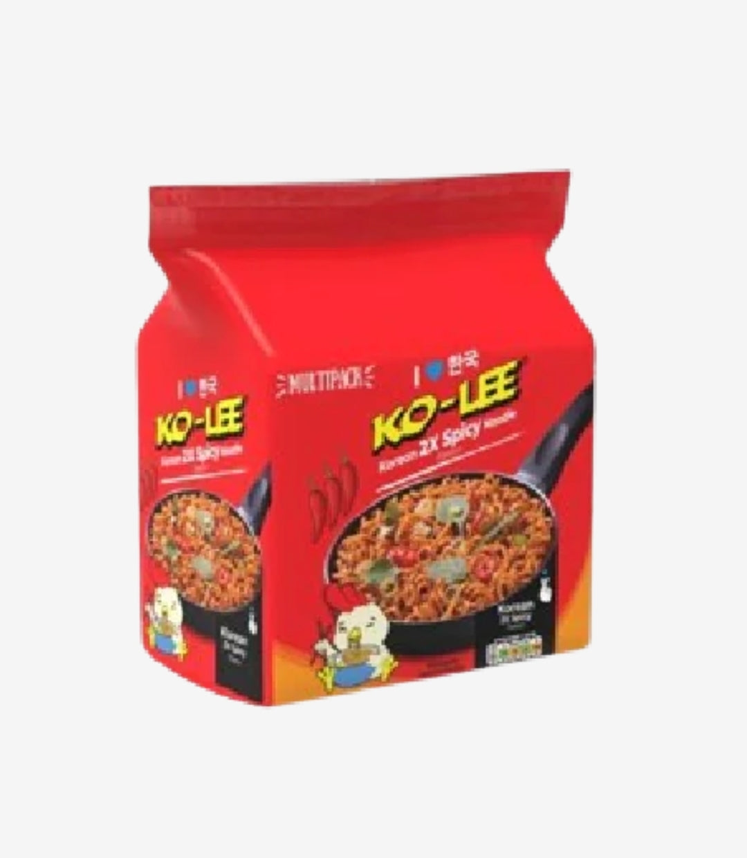 Ko-Lee Korean 2x Spicy Noodles 280g