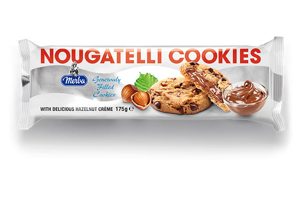 Merba Nougatelli Cookies 175g