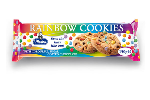 Merba Rainbow Cookies 150g