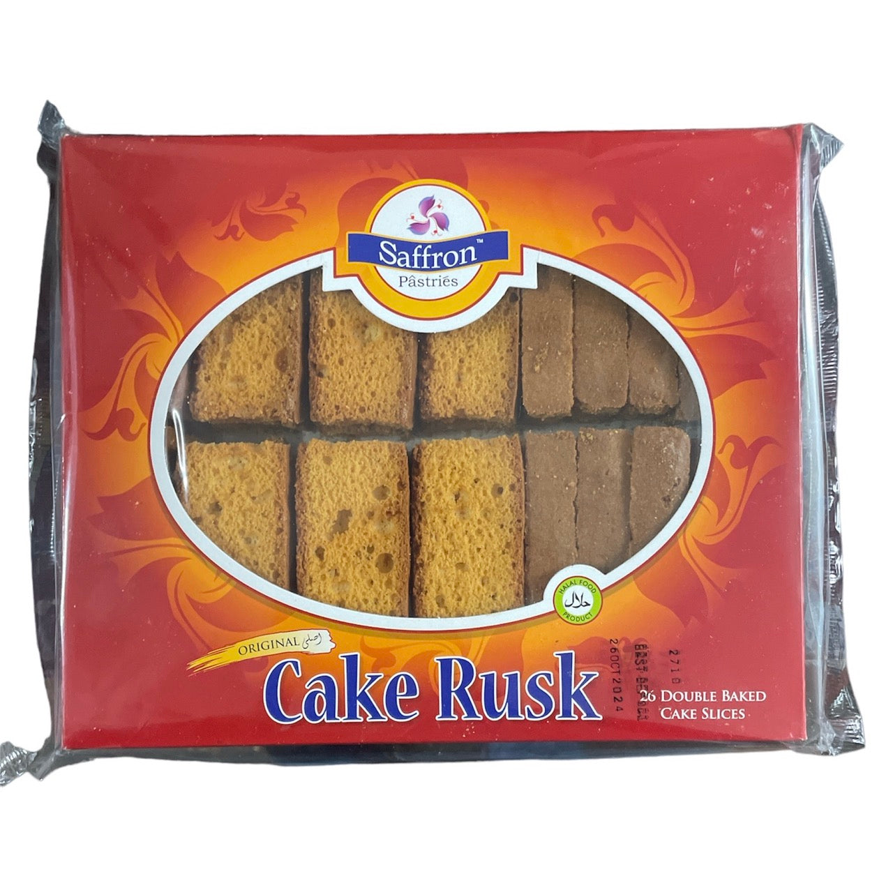 Saffron Original Cake Rusk 26pc