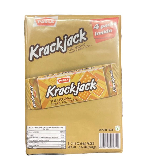 Parle Krackjack Original Sweet & Salty Crackers 240g