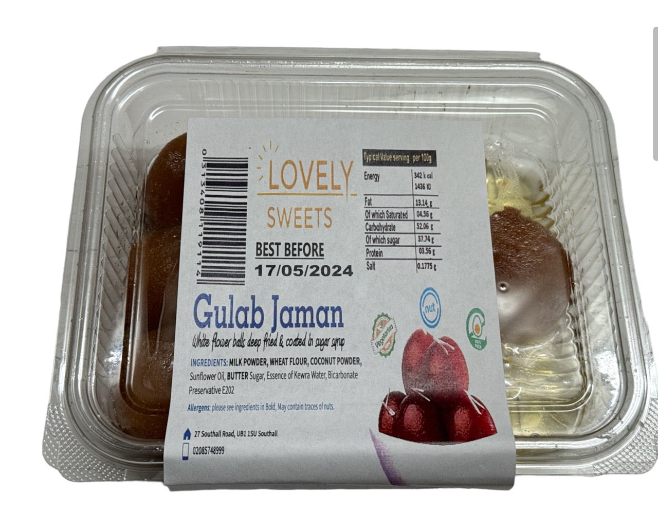 Lovely Sweets Gulab Jamun 500g