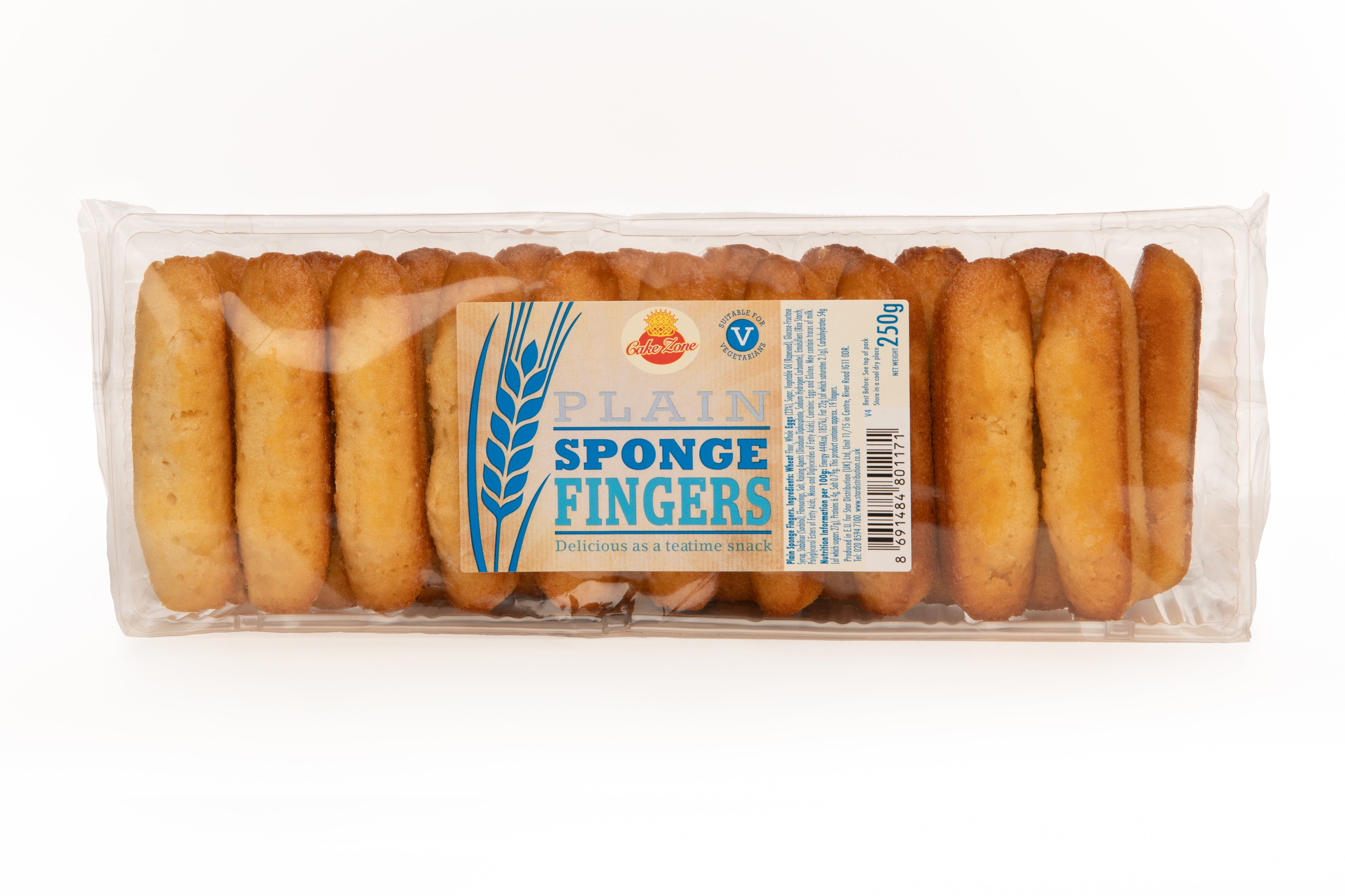 Sponge Fingers Plain 250g