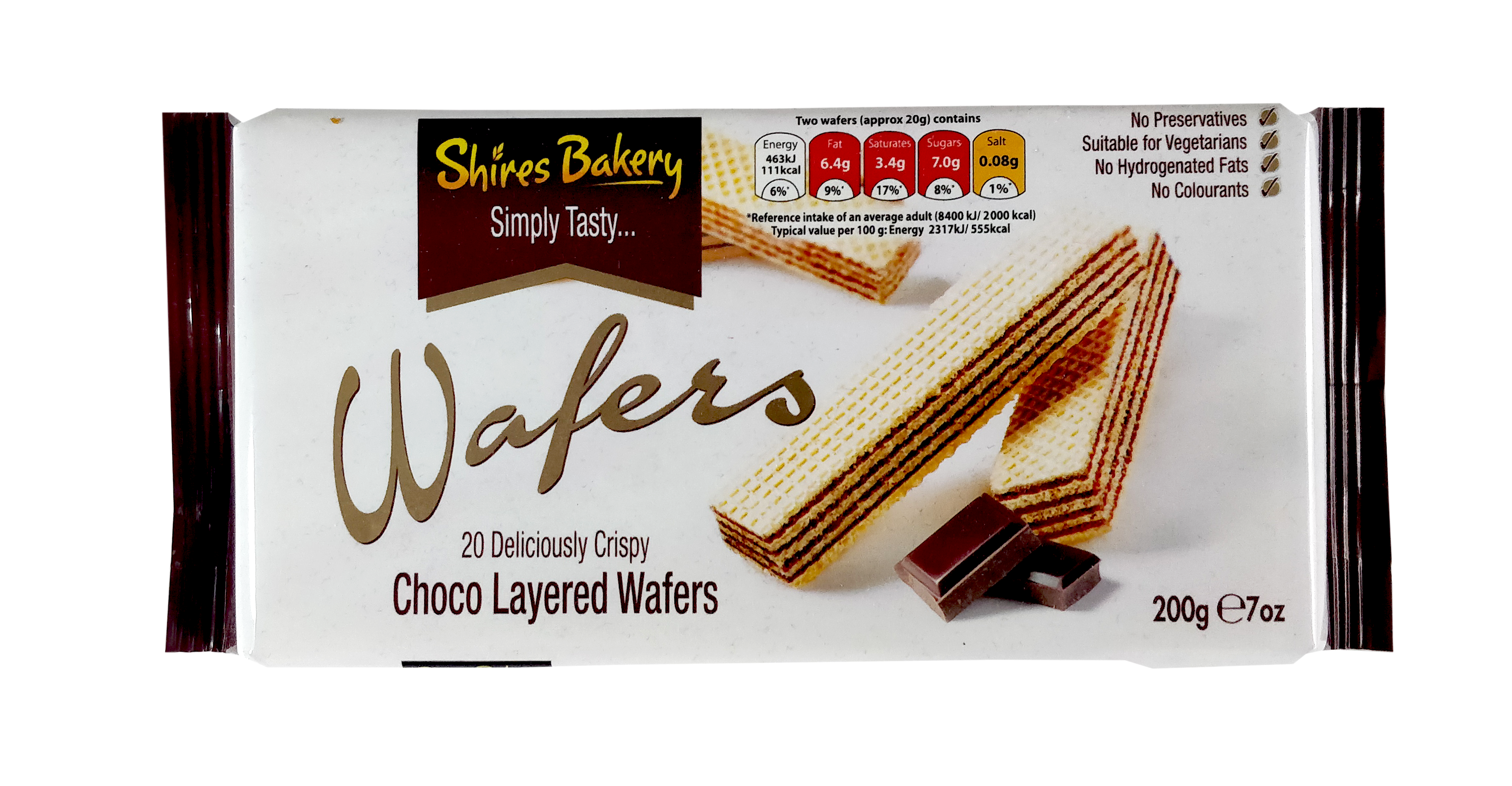 Shire Bakery Wafers Chocolate