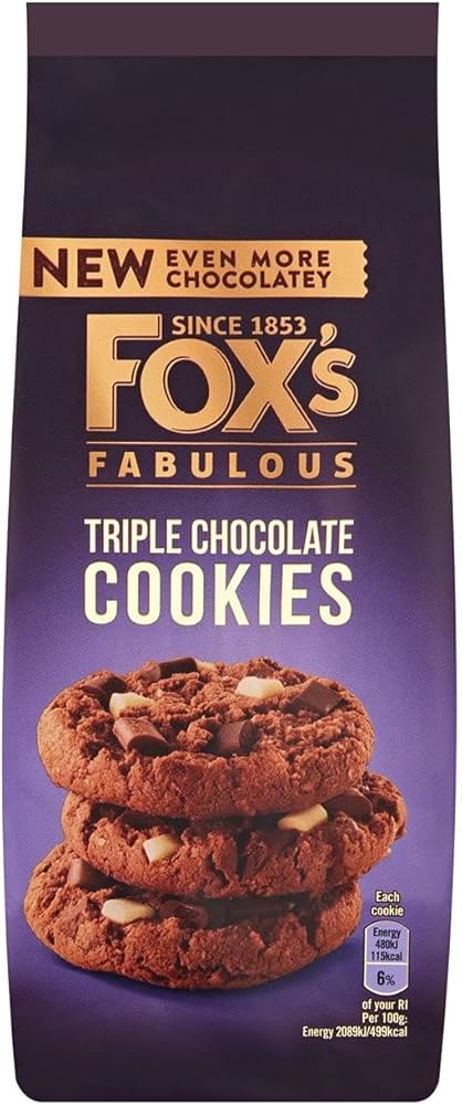 Fox's Triple Chocolate Chunkie Biscuits