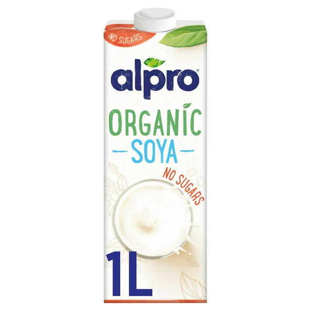 Alpro Organic Soya Milk With No Sugar 1LAlproFood Bazaar