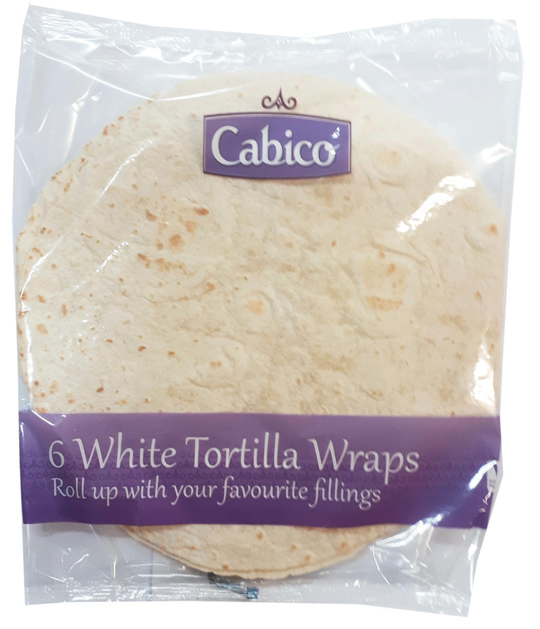 Cabico 6 White Tortilla Wraps