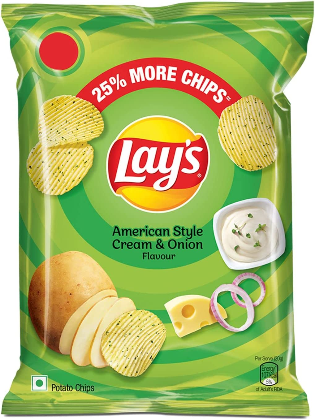 Lays American Style Cheese & Onion 50g