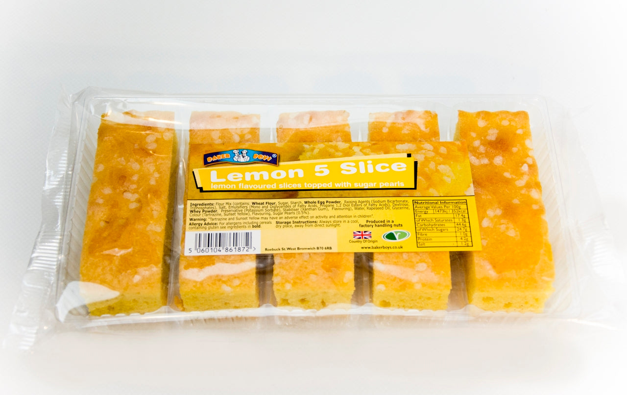 Lemon Cake Slices