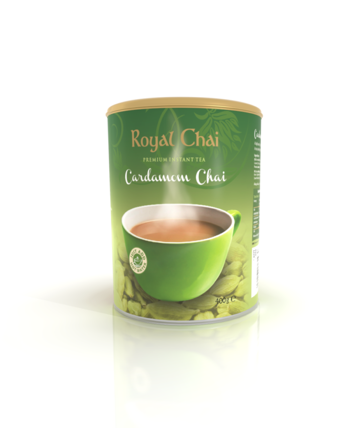 Royal Chai Cardamom (Elaichi) Unsweetened Tub 400g