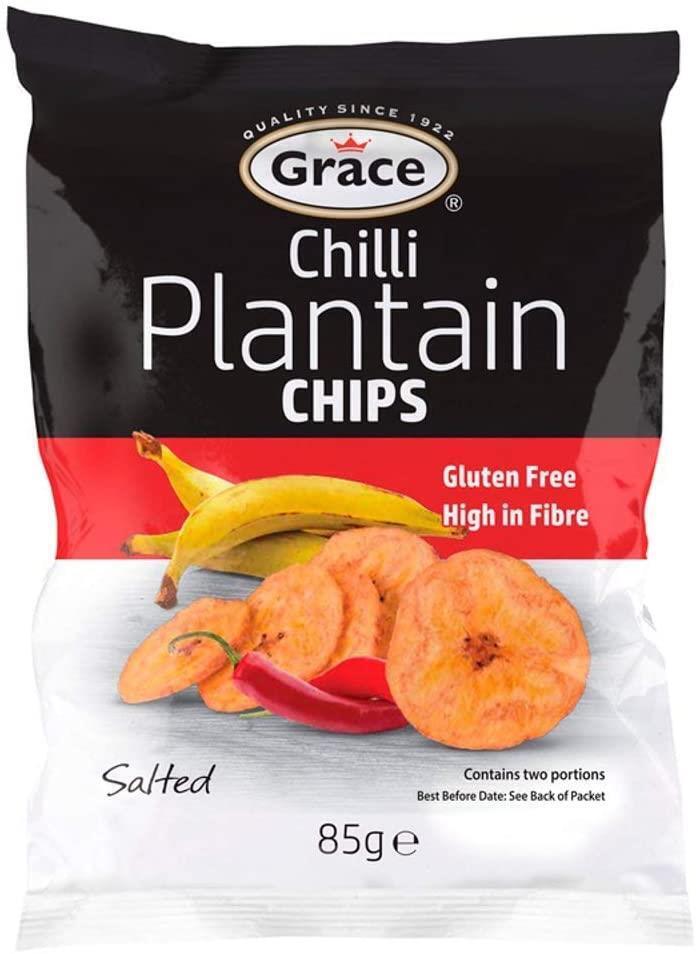 Grace Chilli Plantain Chips 85g