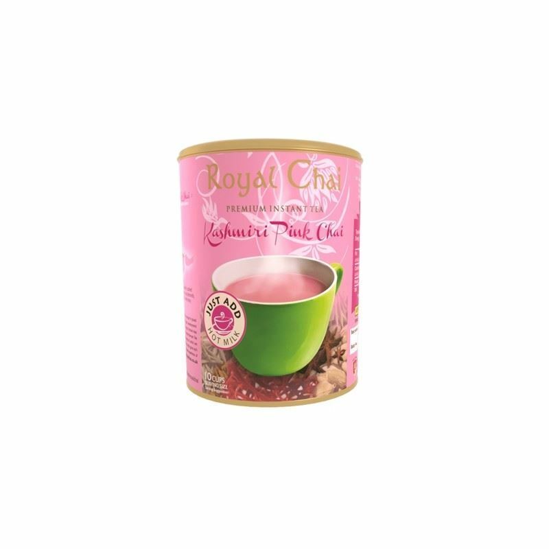 Royal Chai Kashmiri Pink (Sweetened) Tub 400g