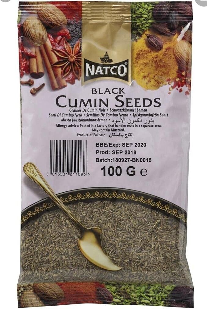 Natco Black Cumin Seeds 100g