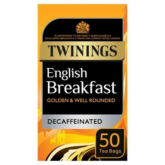 Twinings English Breakfast Tea Decaf 50's