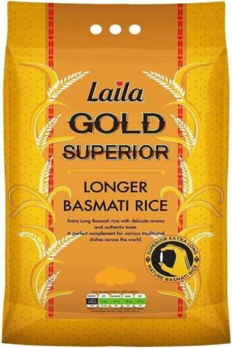 Laila Gold Superior Extra Long Basmati Rice 10kg