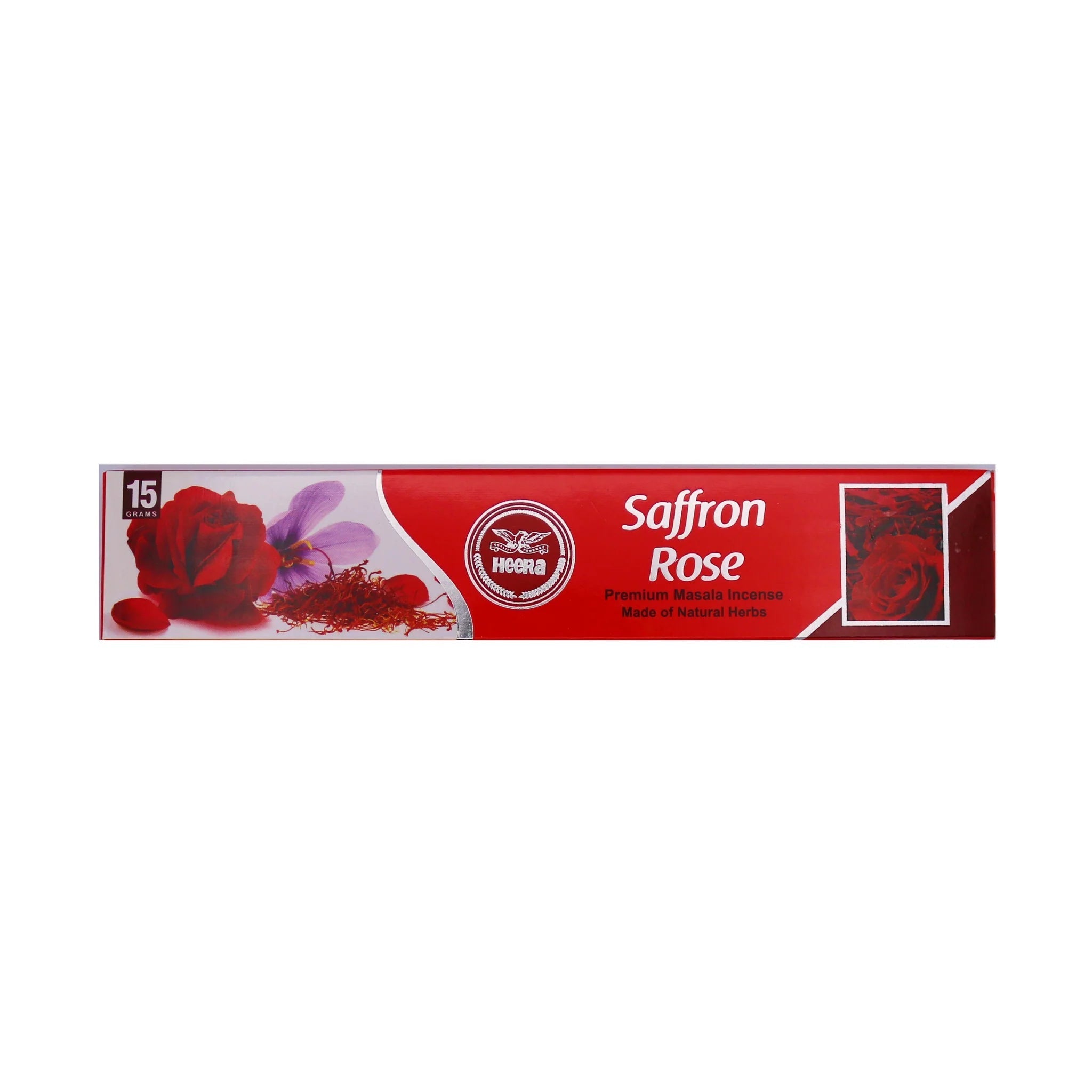 Heera Saffron Rose Incense 15g