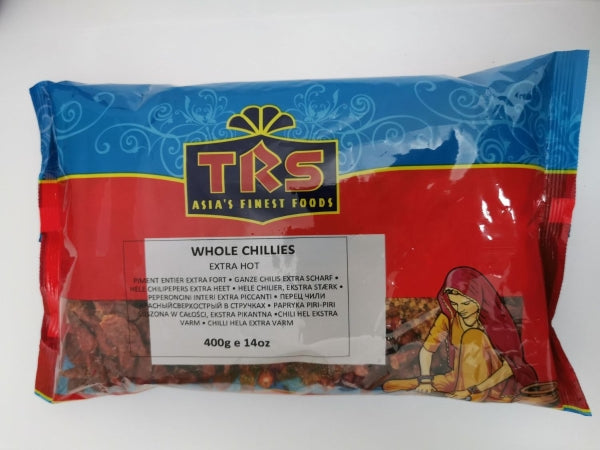 Trs Whole Chillies Extra Hot 400g