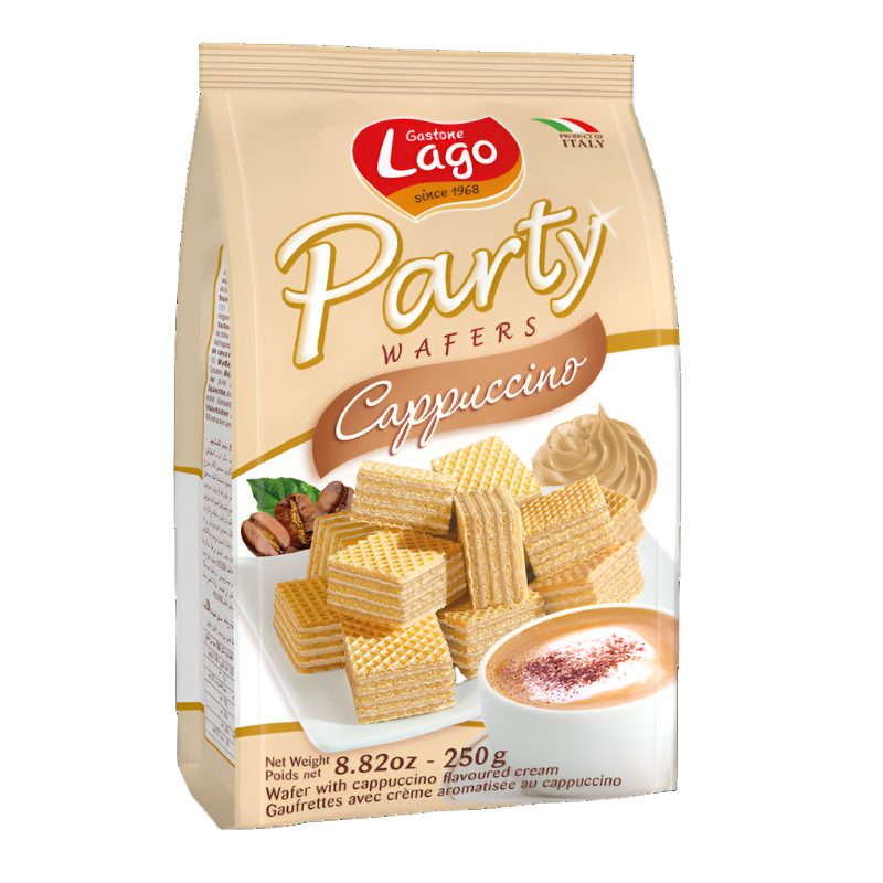 Lago Party Wafers Cappuccino 250g