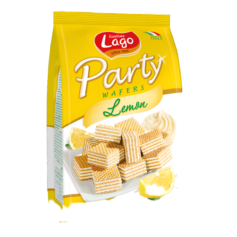 Lago Party Wafers Lemon 250g