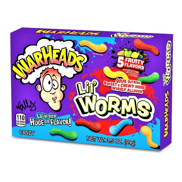 Warheads Lil' Worms 99g