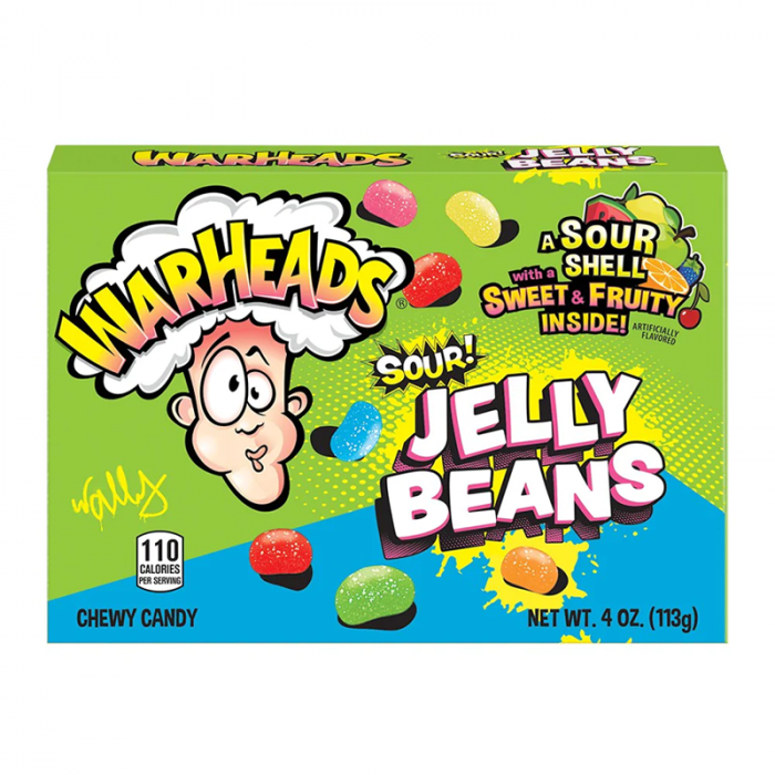 Warheads Jelly Beans 113g